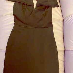 Woman’s black dress